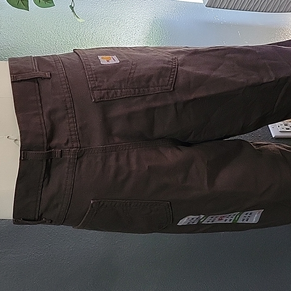 Carhartt FR Dark Brown NWT Loose Fit Midweight Canvas Pants Size 40 X 26 - Picture 8 of 13